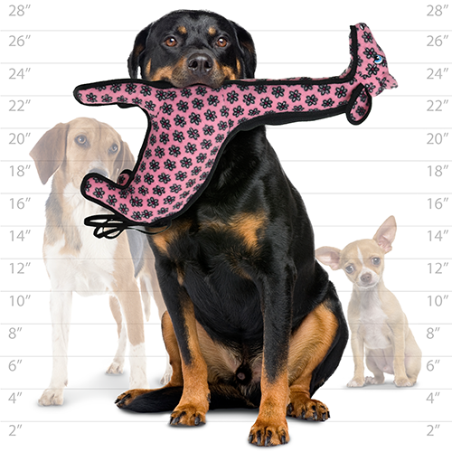 Tuffy Dog Toys - VIP Products - Tuffy Zoo Giraffe Pink, Tough, Durable Dog Toy