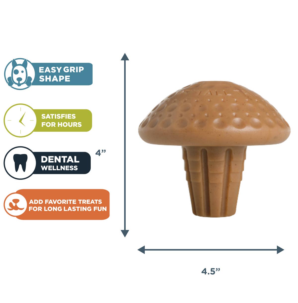 Tall Tails - Shroom Chew Dog Toy