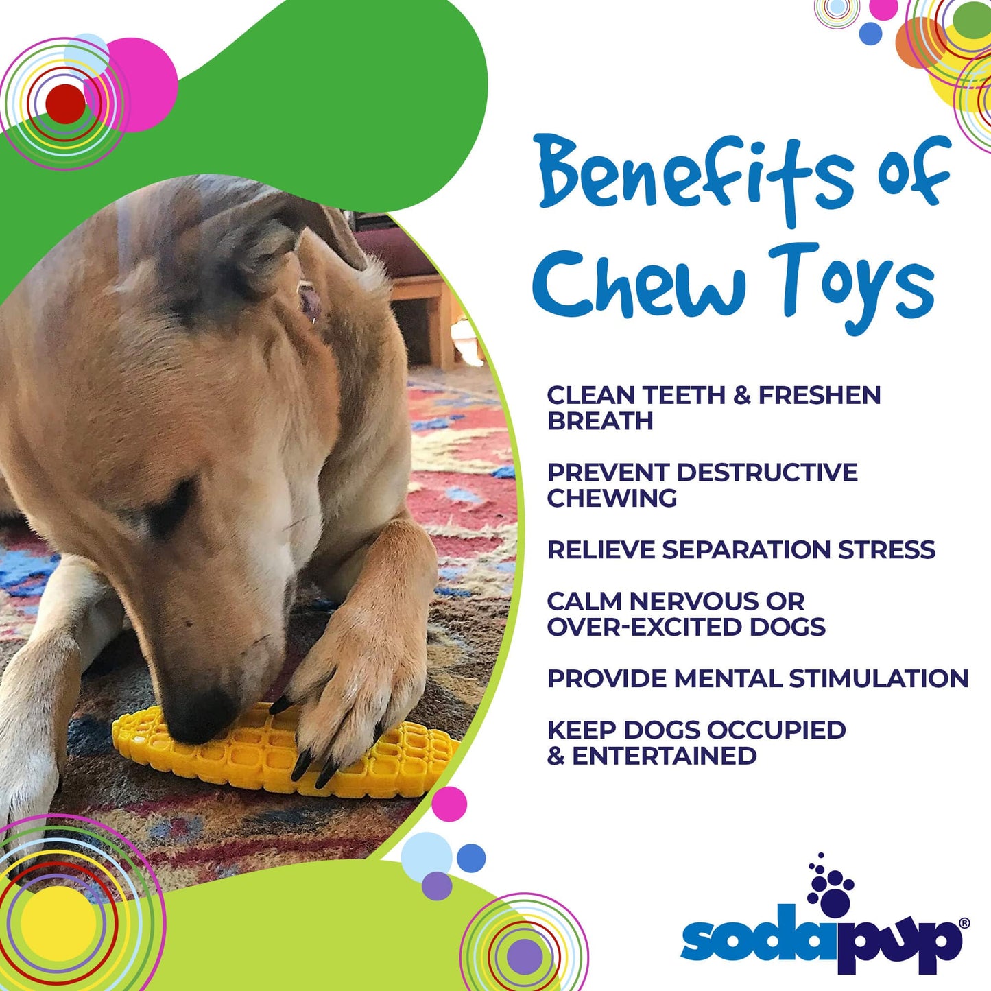 SodaPup - SP Nylon Corn on the Cob Chew Toy - Medium/Large