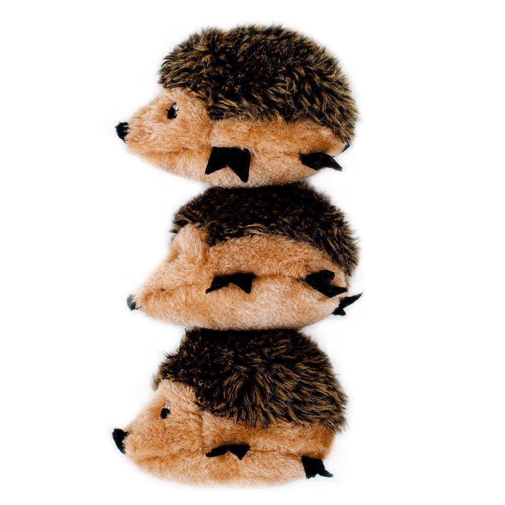 ZippyPaws Miniz 3 Pack Hedgehogs