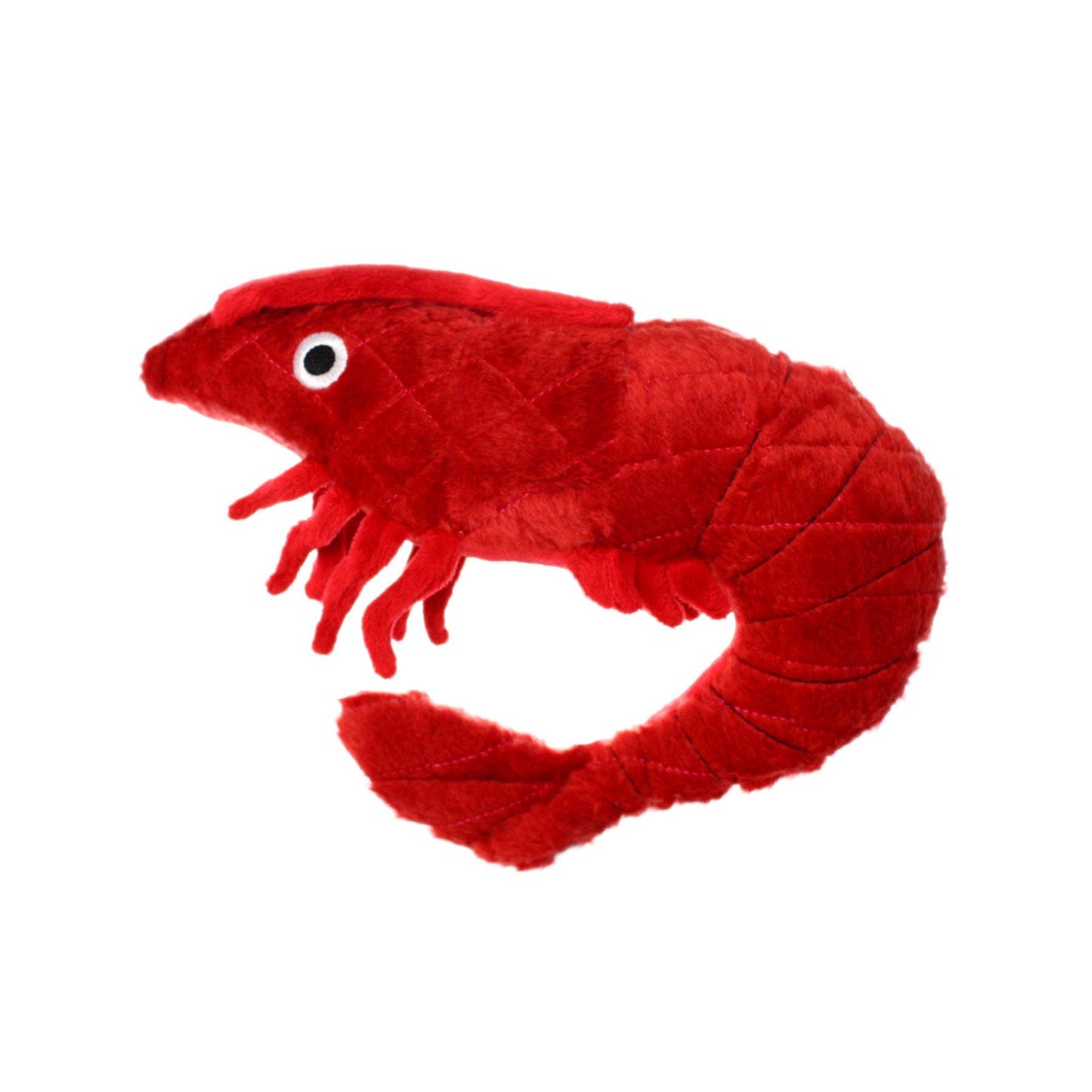 Tuffy Dog Toys - VIP Products - Mighty Ocean Prawn, Plush, Squeaky Dog Toy