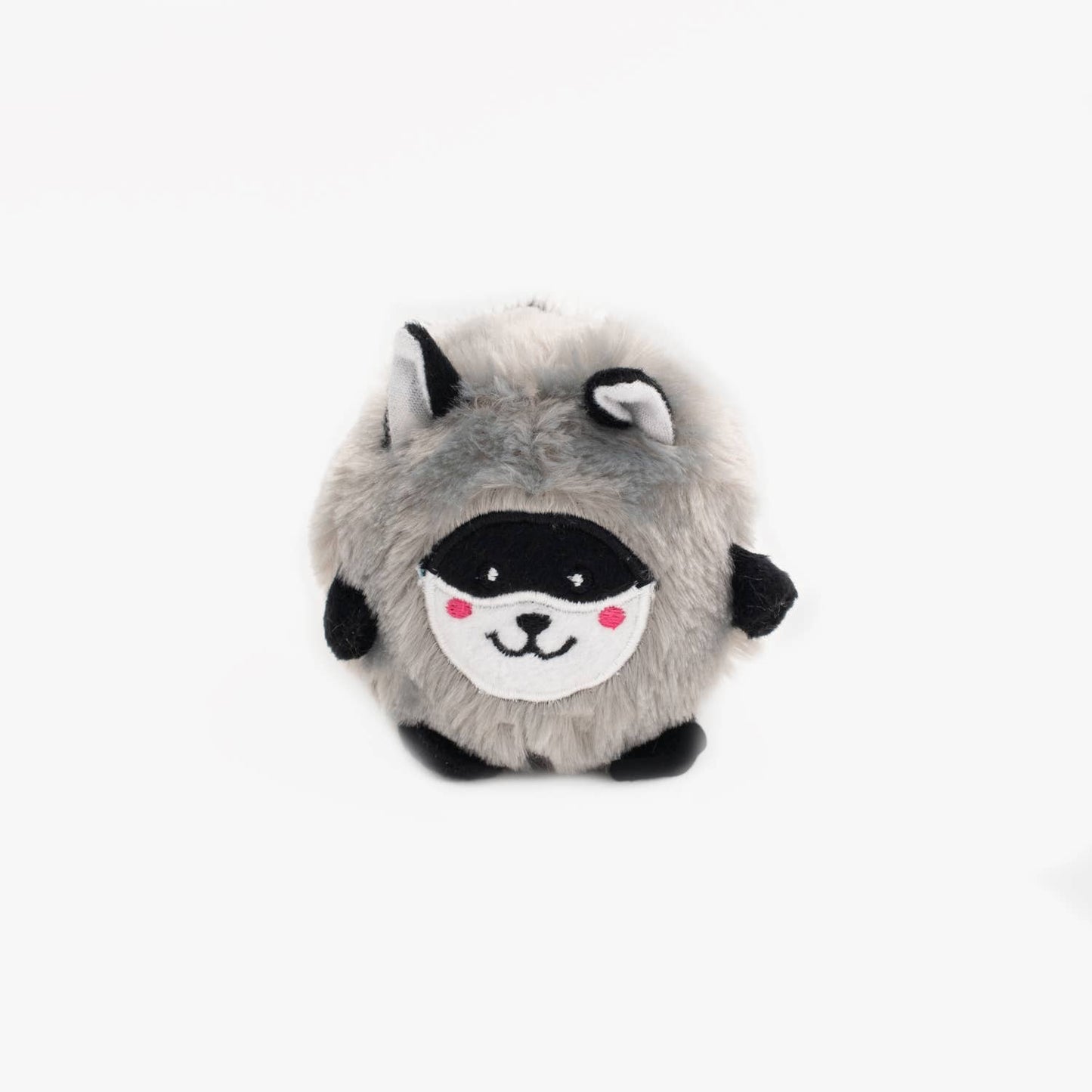 ZippyPaws - Bushy Throw - Raccoon - Dog Toy