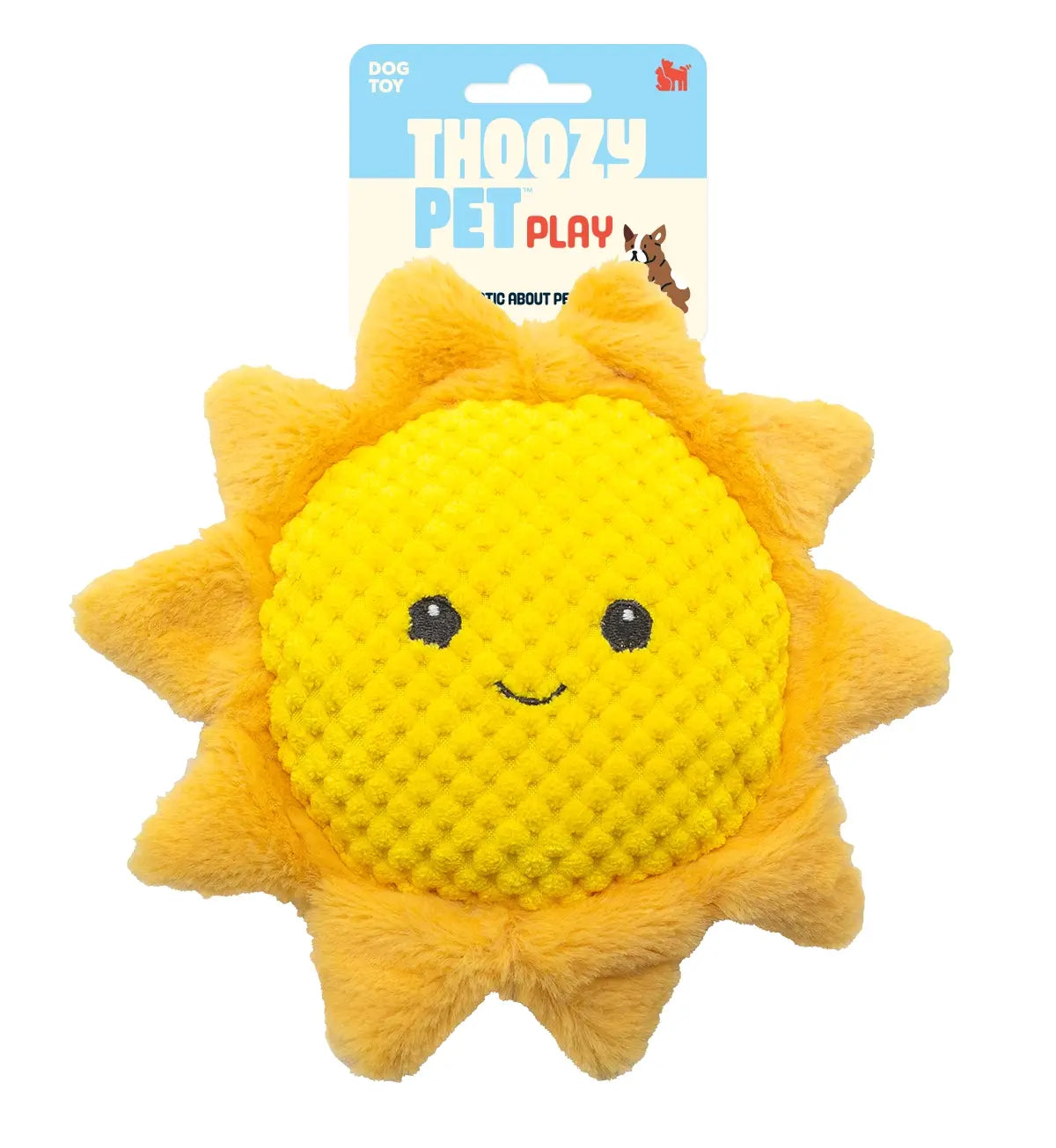 Pet Palette Distribution - ThoozyPet Sun Plush Dog Toy 8"