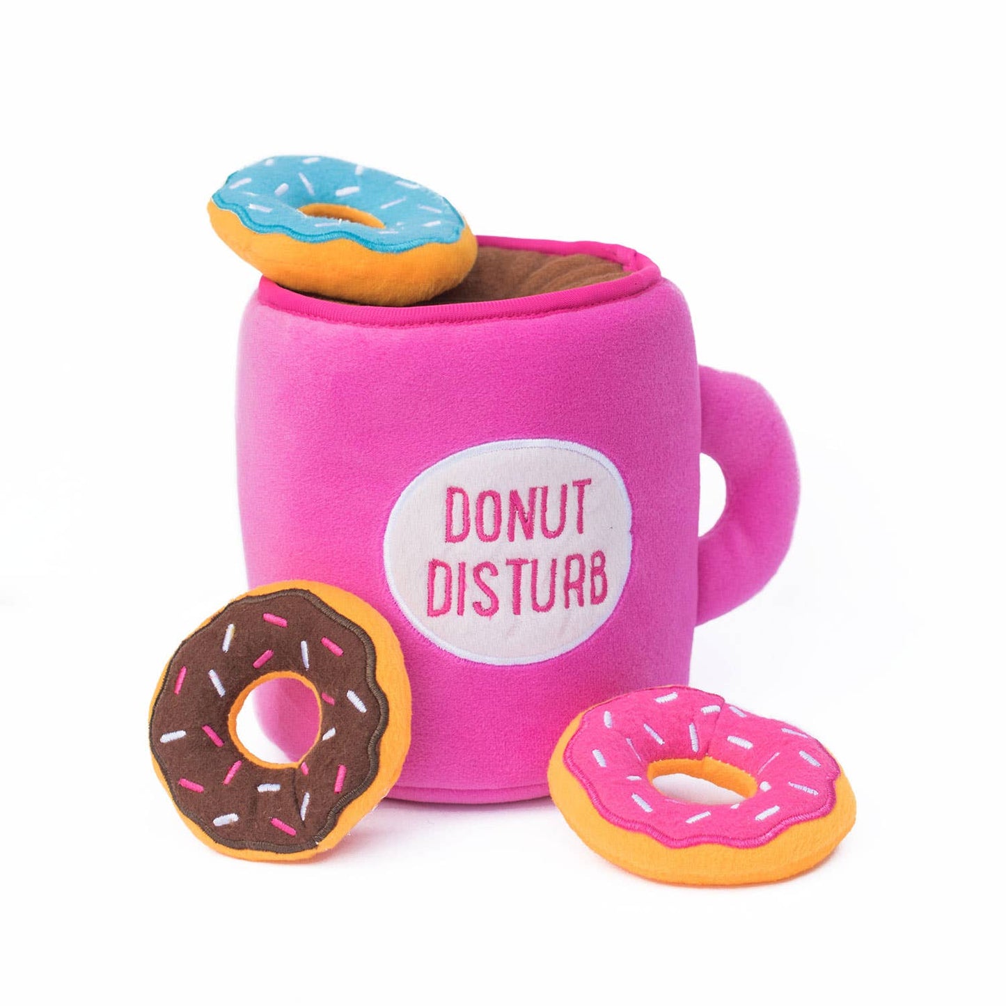 ZippyPaws - Zippy Burrow - Coffee and Donutz - Dog Toy