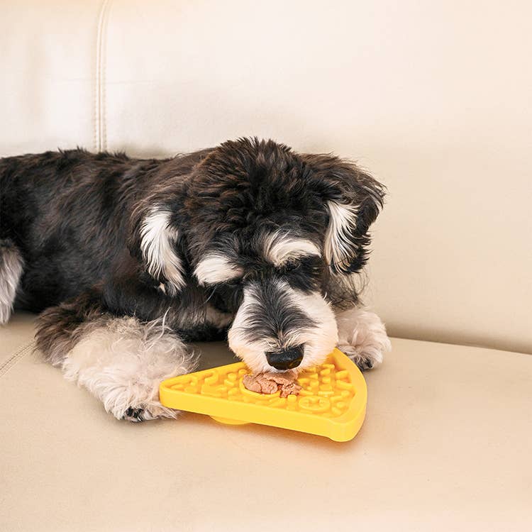 Hugsmart Products Inc - HugSmart Pet - Dog Bowl Pet lick mat | Pizza Slow Feeder
