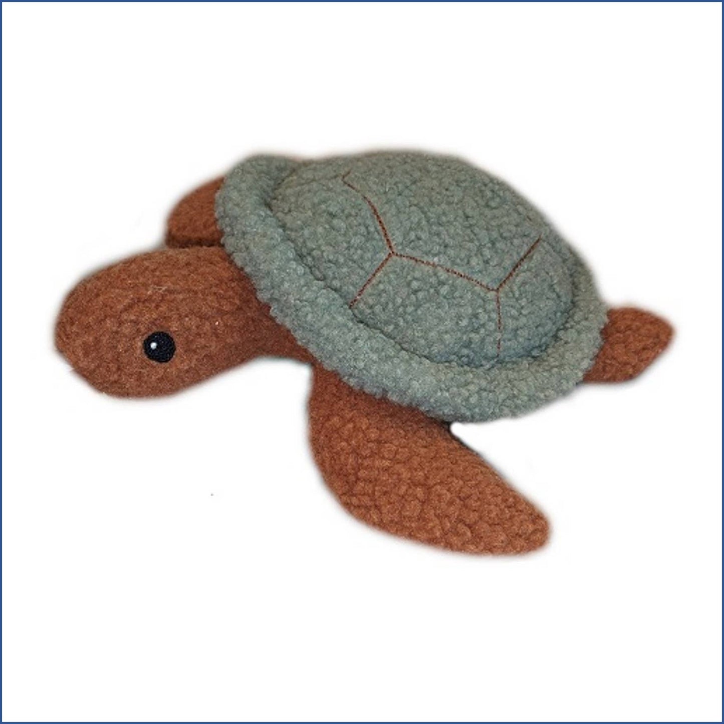 Barker's Bowtique - Sammy the Sea Turtle Fleece Dog Toy
