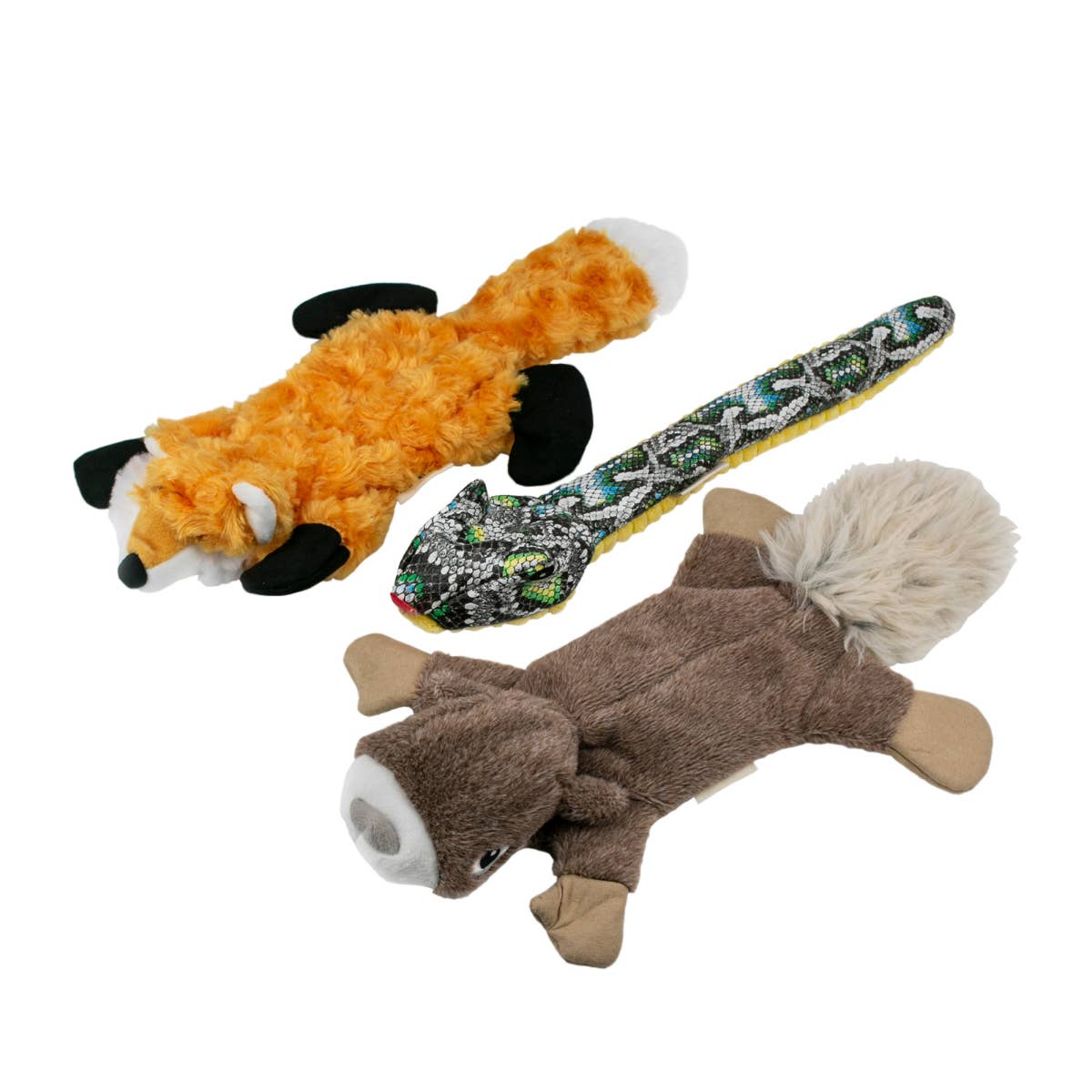Tall Tails - Stuffless Squirrel Squeaker Dog Toy
