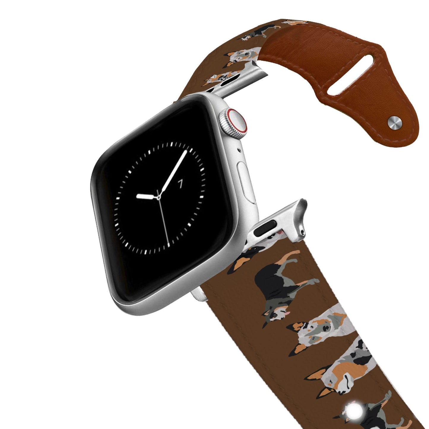 Australian Cattle Dog Leather Apple Watch Band