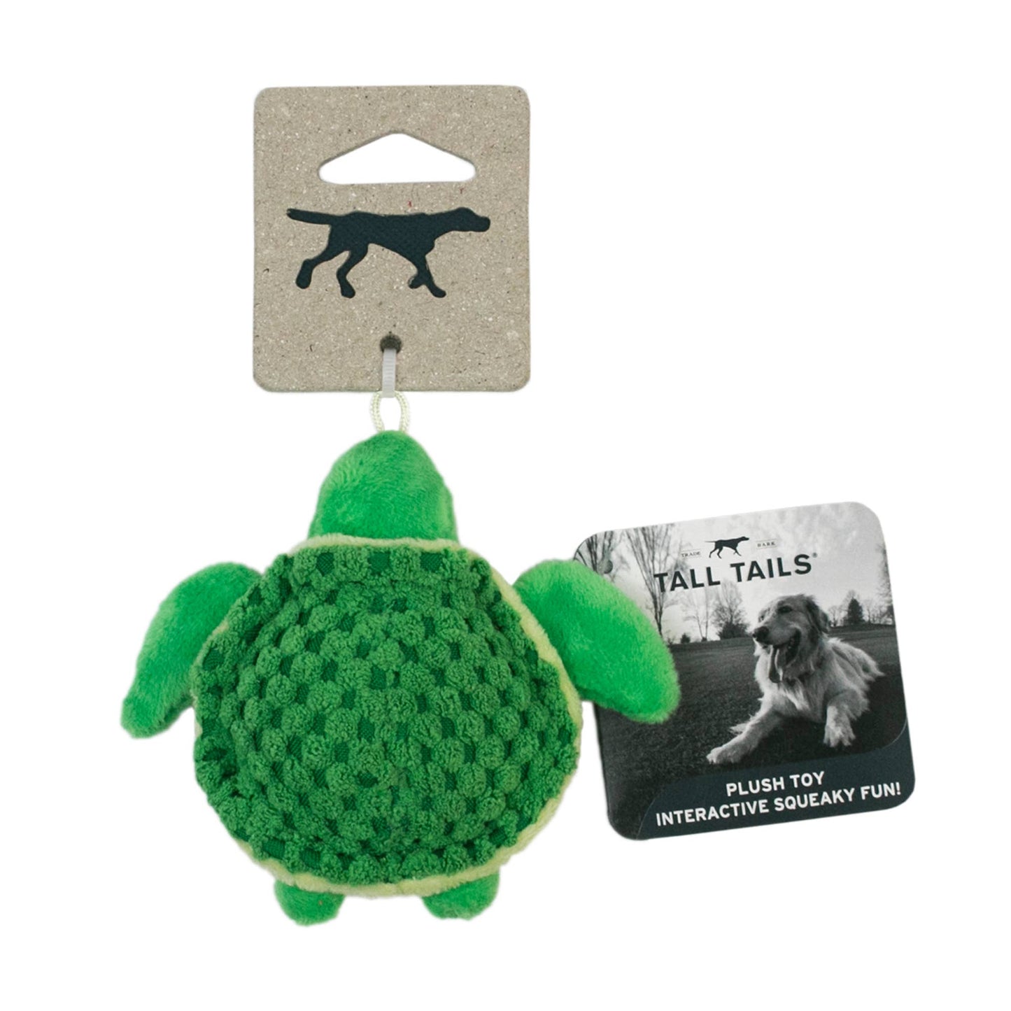 Tall Tails - Tall Tails Baby Turtle with Squeaker - 4"