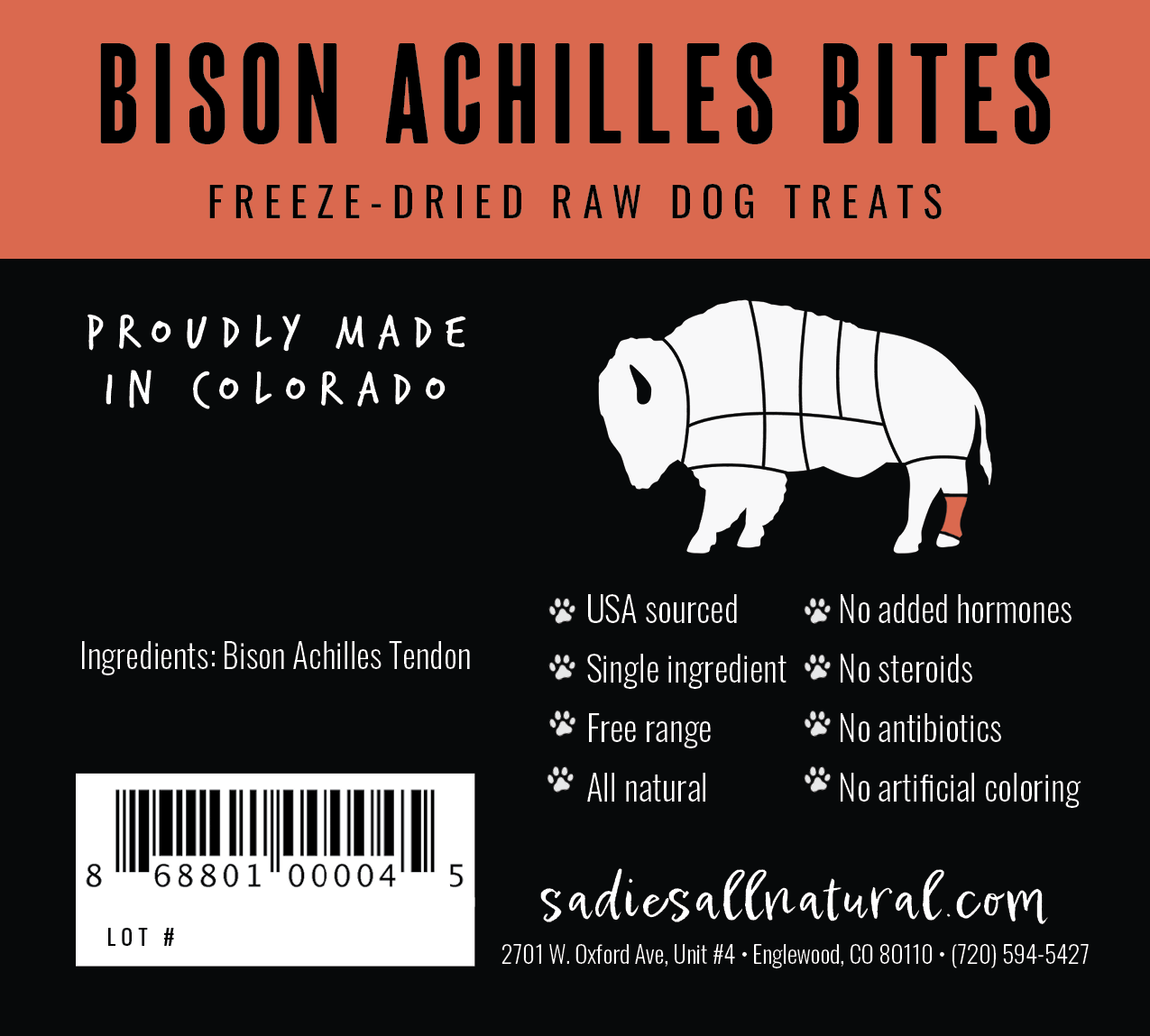 Doot's Chew Bar - BISON Achilles Bites