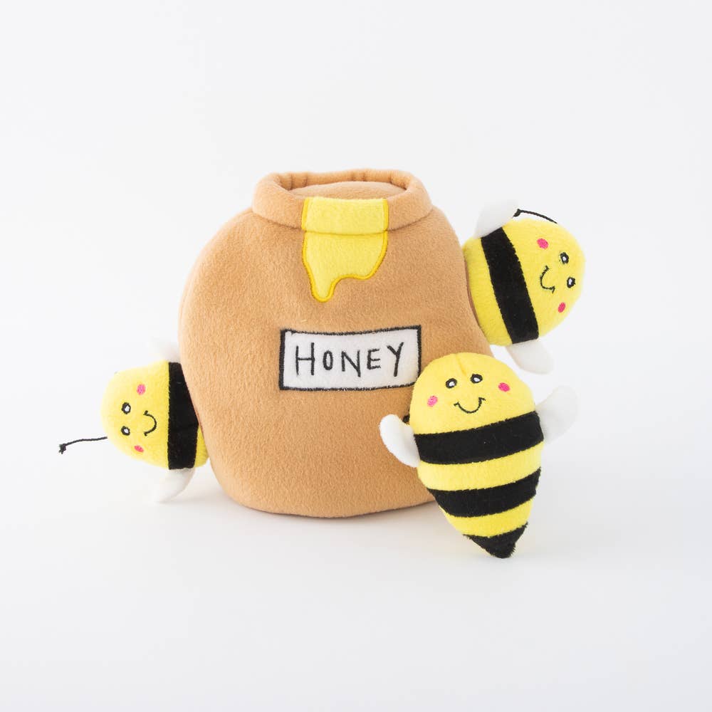 ZippyPaws - Zippy Burrow - Honey Pot - Dog Toy