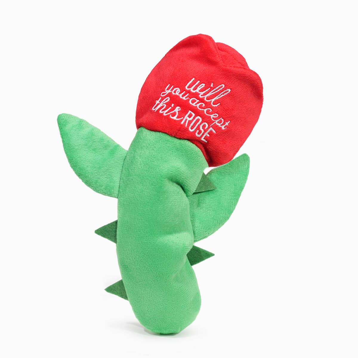 Hugsmart Products Inc - HugSmart Pet - Woof Love | Rose - Dog Plush Toy