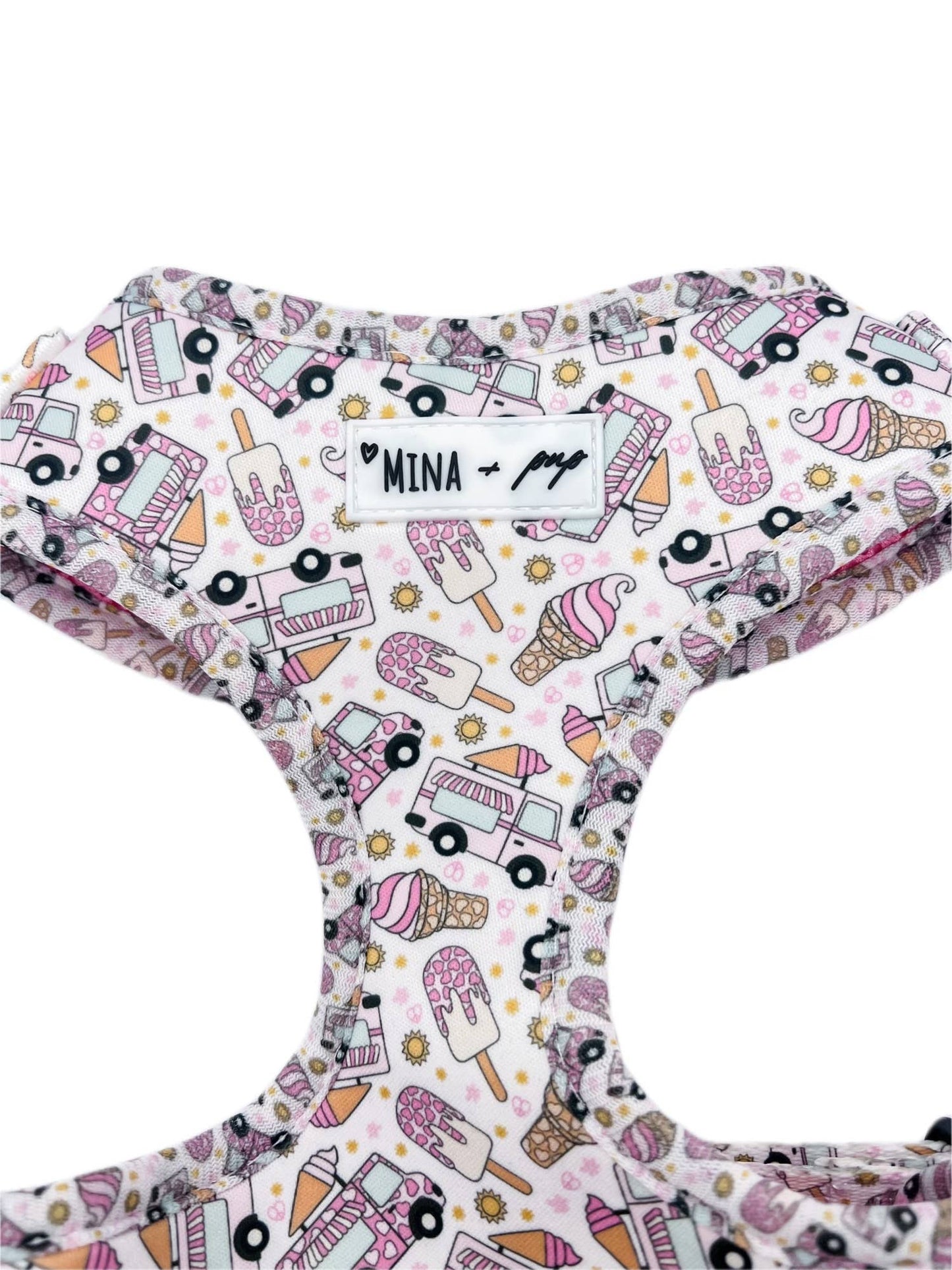 Mina + Pup - Ice Cream Dreams Adjustable Dog and Cat Harness
