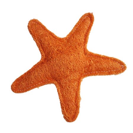 Barker's Bowtique - Hip Doggie - Organic Vegetable Dental Toy - Starfish - Small