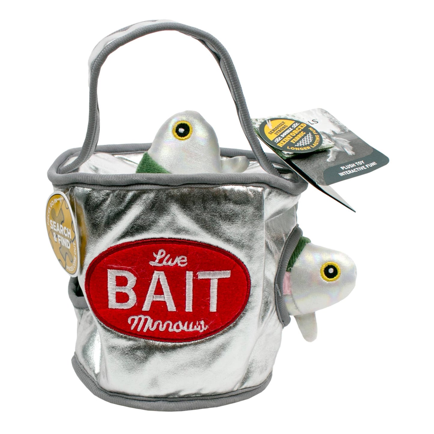 Tall Tails - Tall Tails Bait Bucket Puzzle Dog Toy - 9"