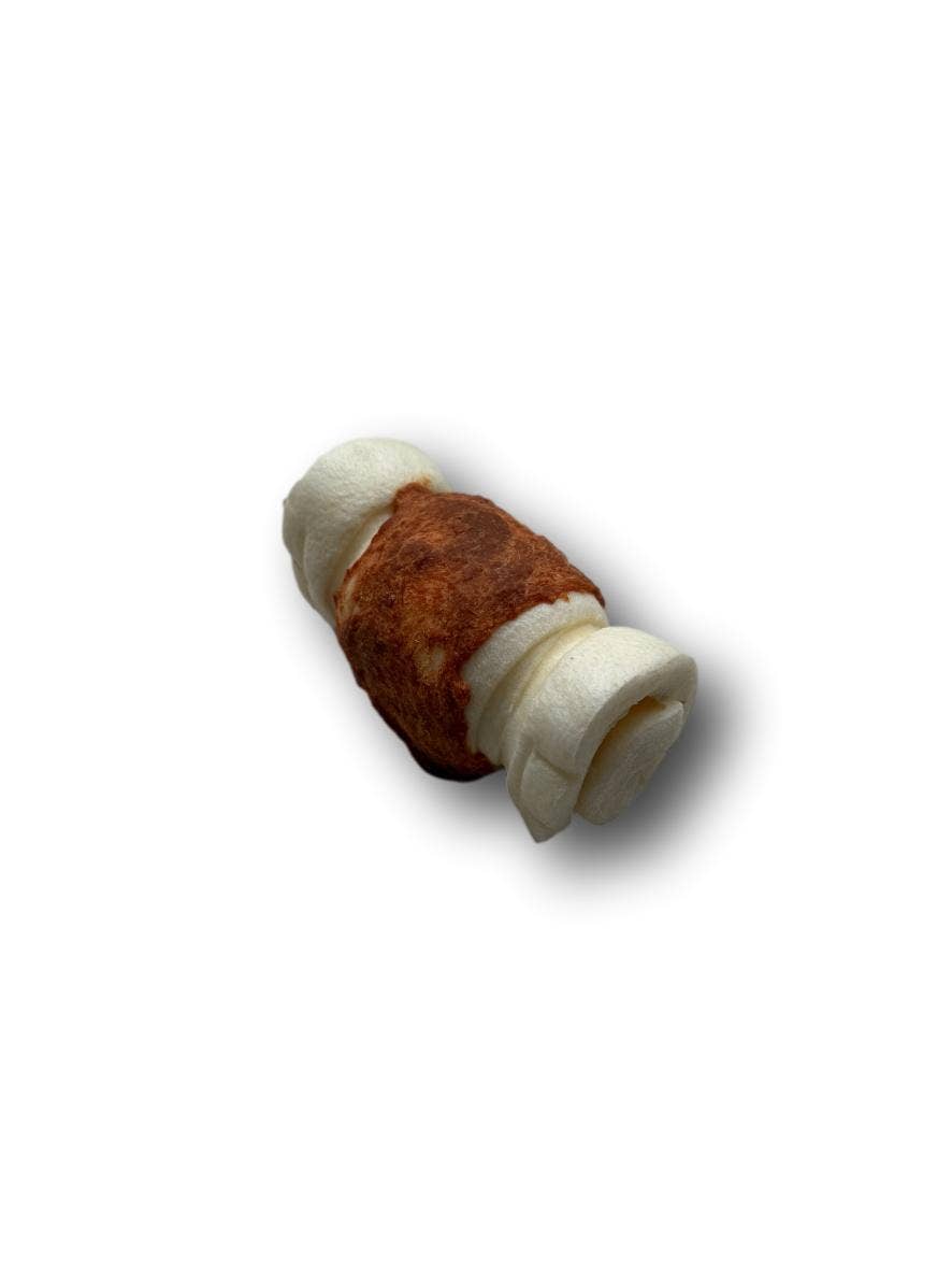 Healthy Dog Chews - Mini Cheek Rolls 3" Chicken Wrapped (BC03ROCH) - Single