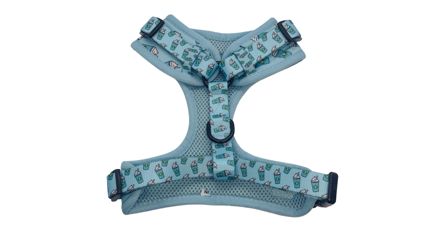 Mina + Pup - Blue Pupshake Adjustable Dog or Cat Harness