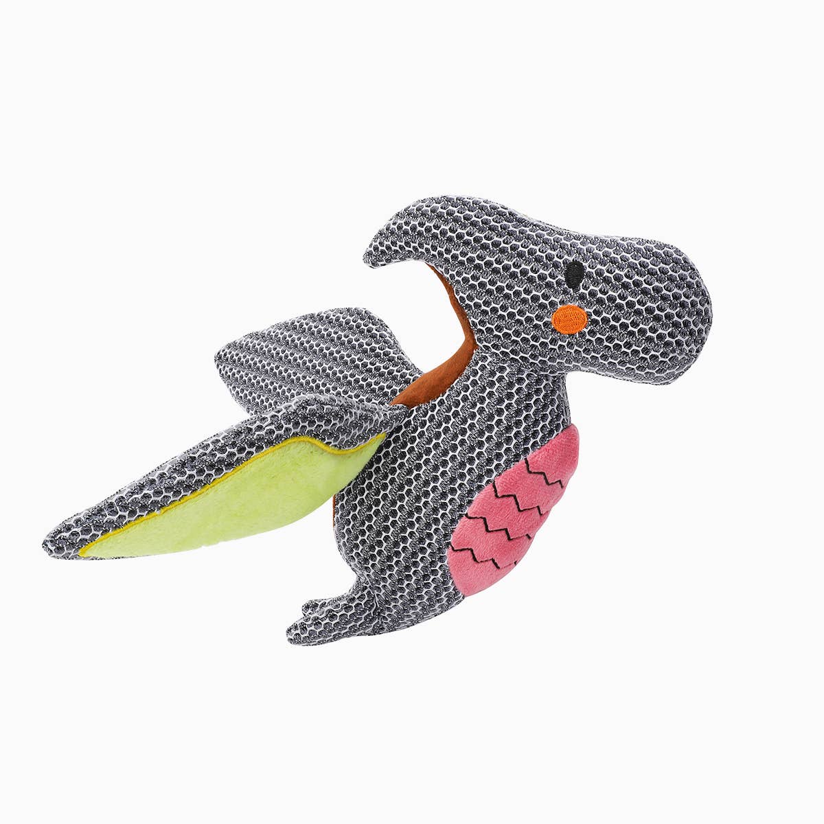 Hugsmart Products Inc - HugSmart Pet - Dinosaur Land | Pterosaur - Dog Plush Toy - Large