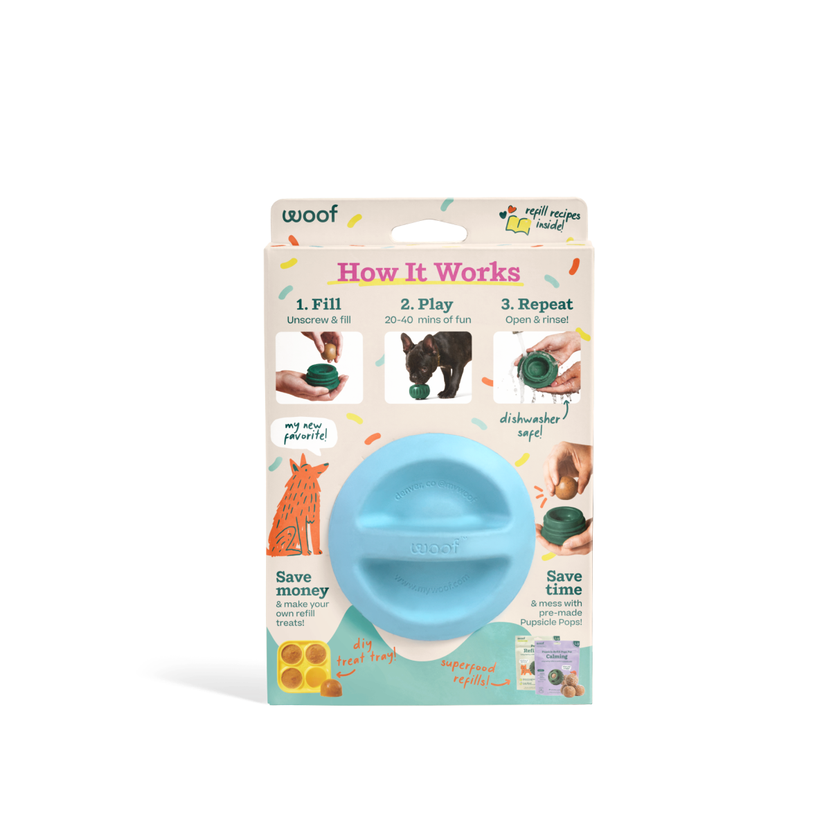 Woof - Party Pupsicle - Pink
