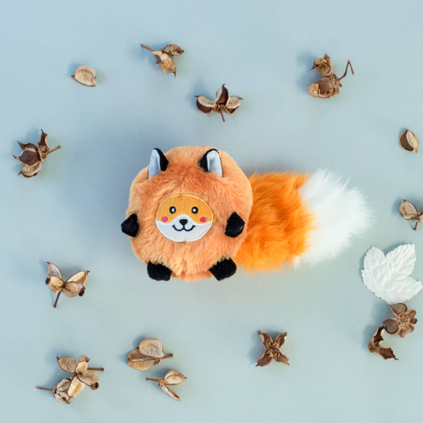 ZippyPaws - Bushy Throw - Fox - Dog Toy