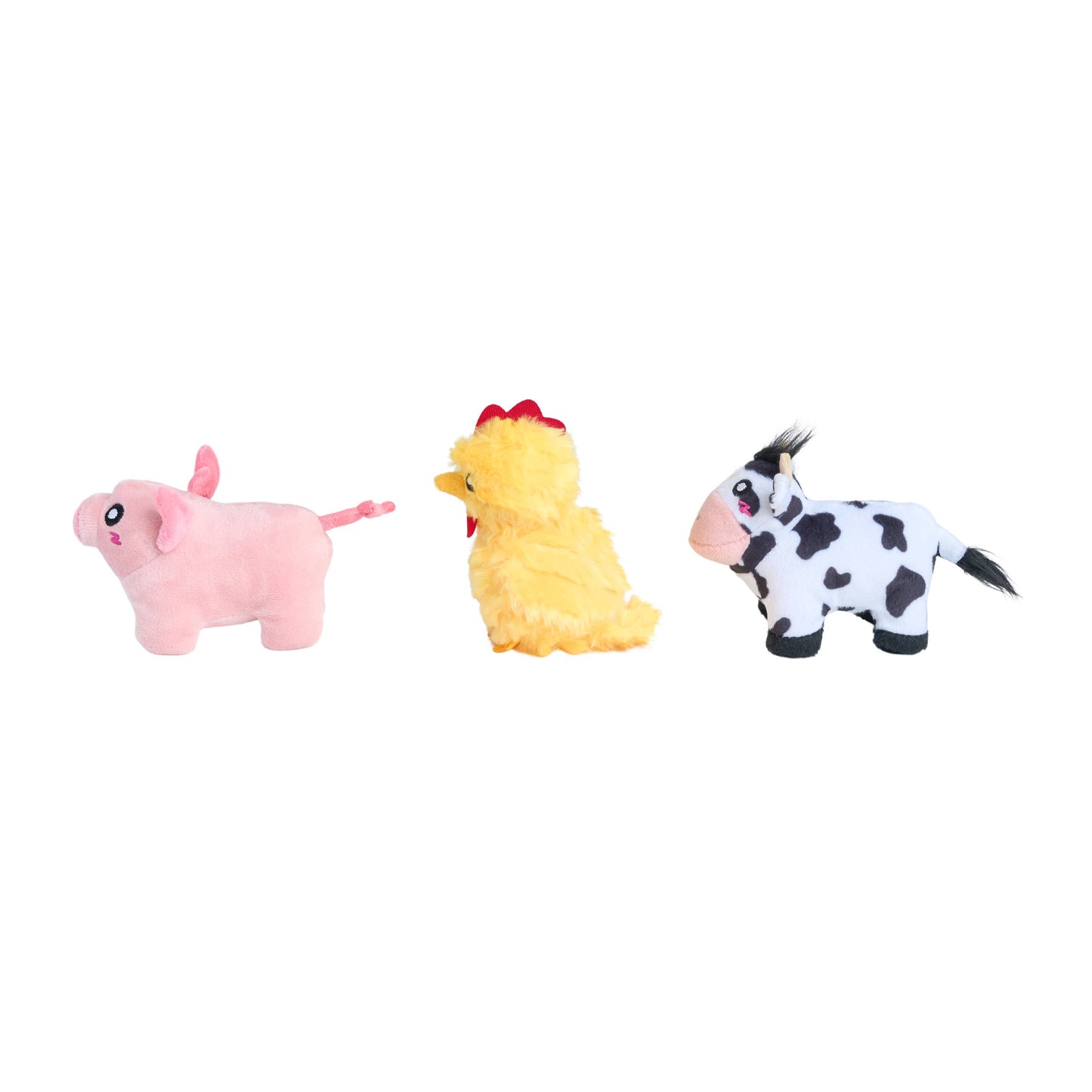 ZippyPaws - Miniz 3-Pack - Barnyard Friends