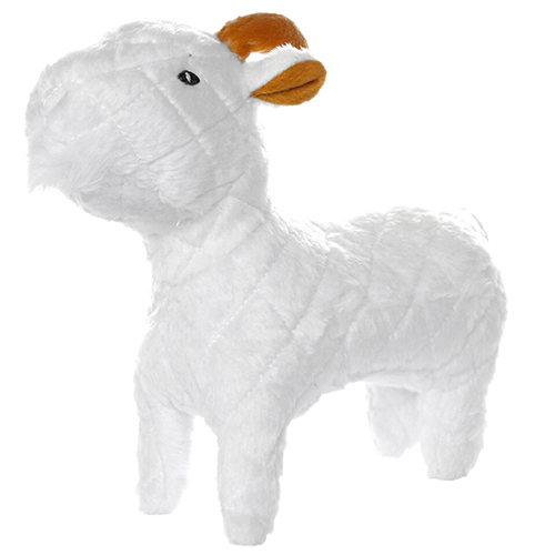 Tuffy Dog Toys - VIP Products - Mighty Farm Goat, Plush, Squeaky Dog Toy - Doot's Pet LLC Collars For A Cause