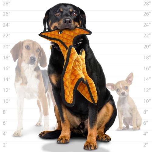 Tuffy Dog Toys - VIP Products - Tuffy Dinosaur Pteradactyl, Tough, Durable Dog Toy