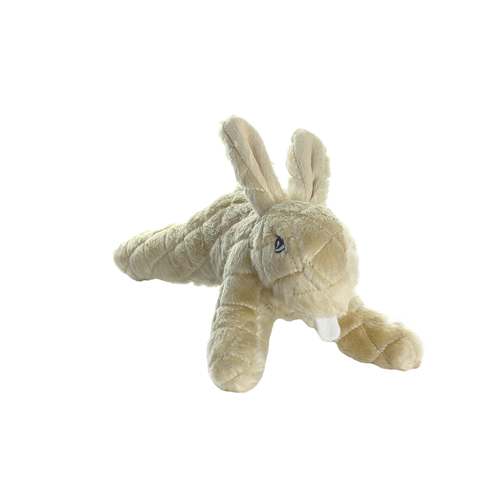 Tuffy Dog Toys - VIP Products - Mighty Nature Rabbit - Brown, Plush, Squeaky Dog Toy