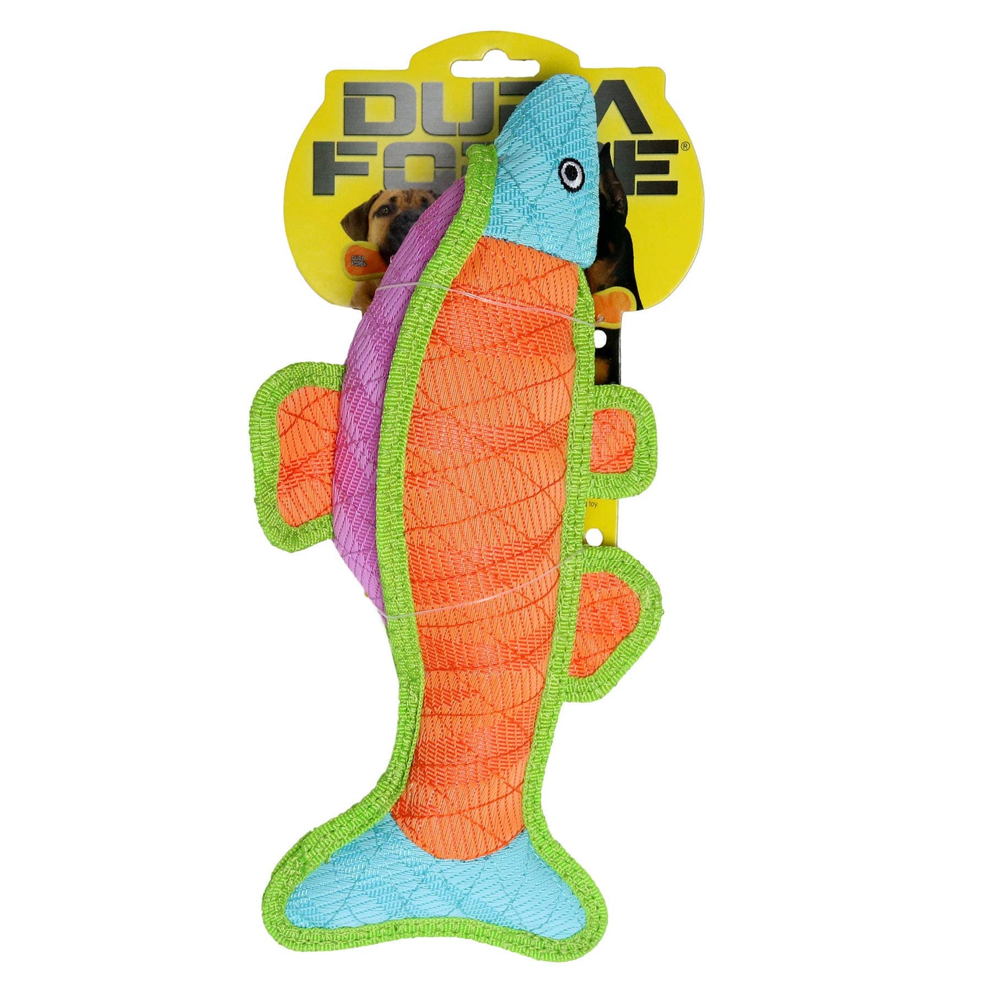 Tuffy Dog Toys - VIP Products - DuraForce Fish - Durable, Squeaky Dog Toy
