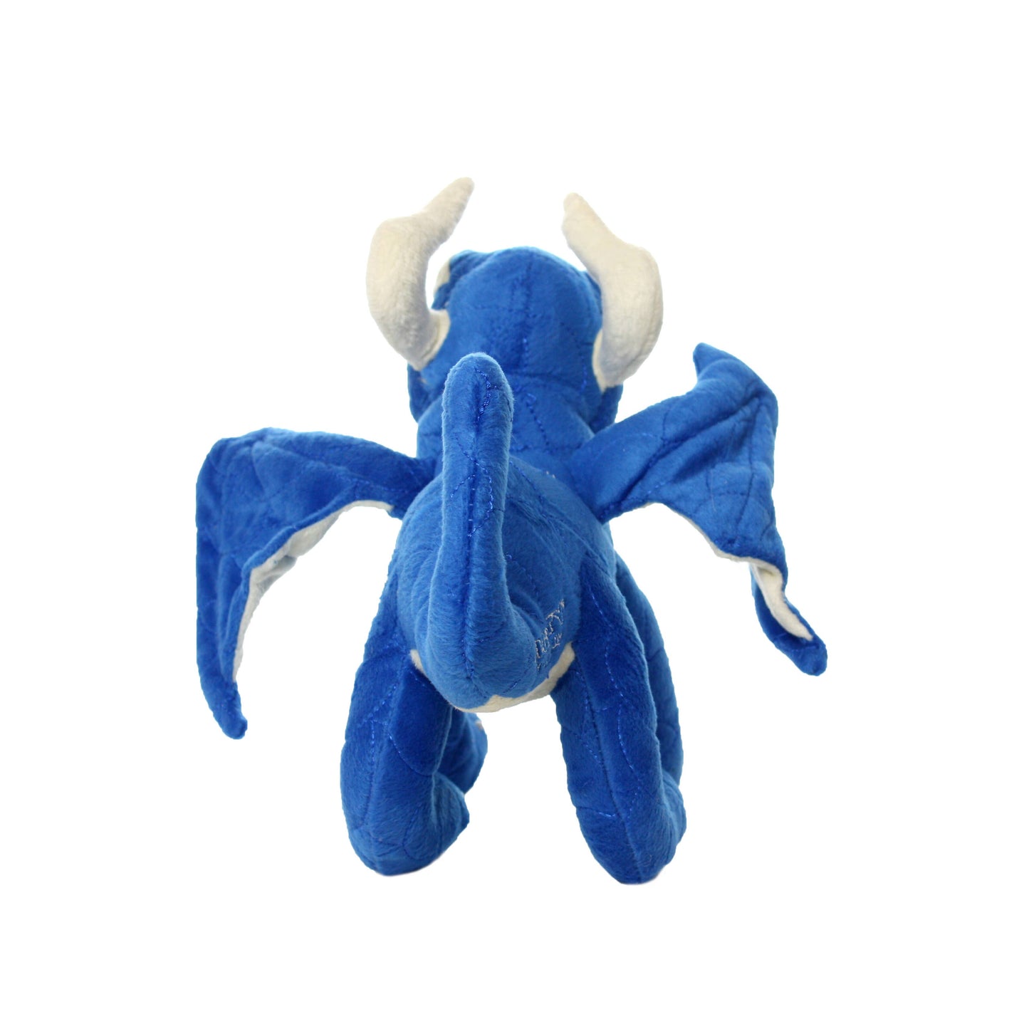 Tuffy Dog Toys - VIP Products - Mighty Dragon - Blue, Plush, Squeaky Dog Toy