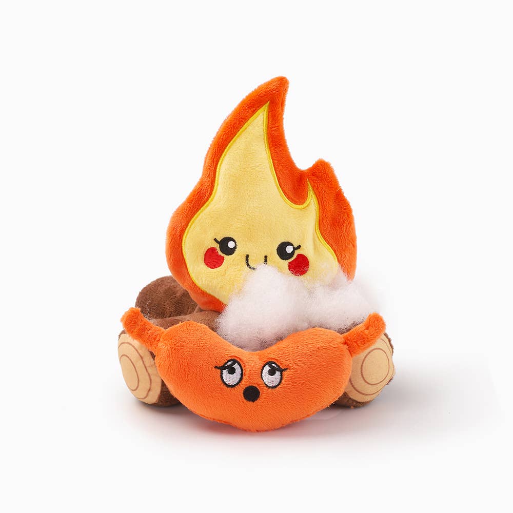 Hugsmart Products Inc - HugSmart Pet - Camping Pups | Campfire - Dog Plush Toy