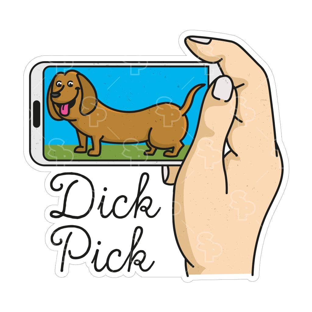 Two Feet Treats - Dachshund Picture - Sticker