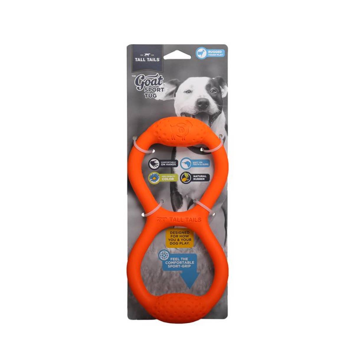 Tall Tails - GOAT Natural Rubber Tug Dog Toy