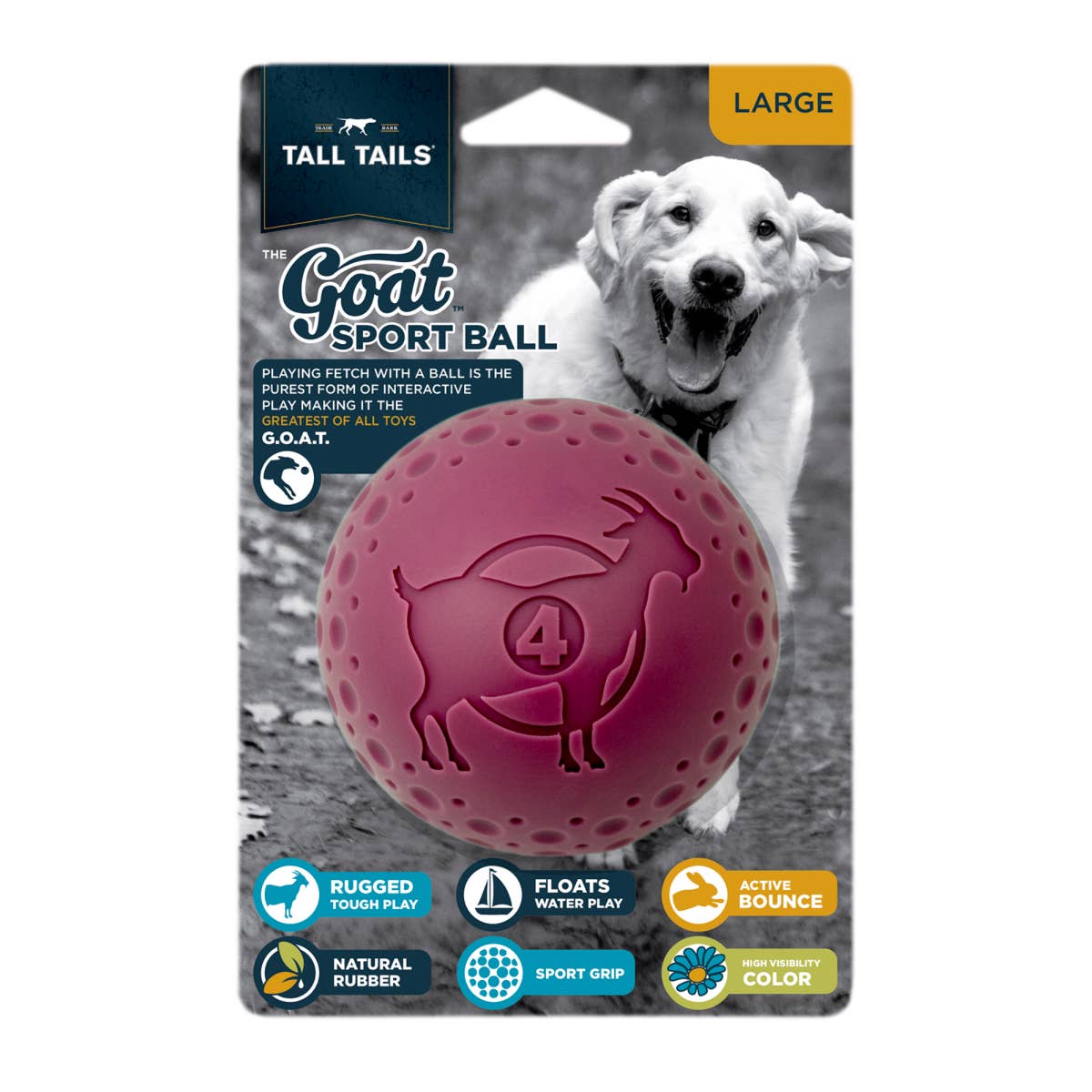 Tall Tails - Tall Tails GOAT Sport Ball, Large
