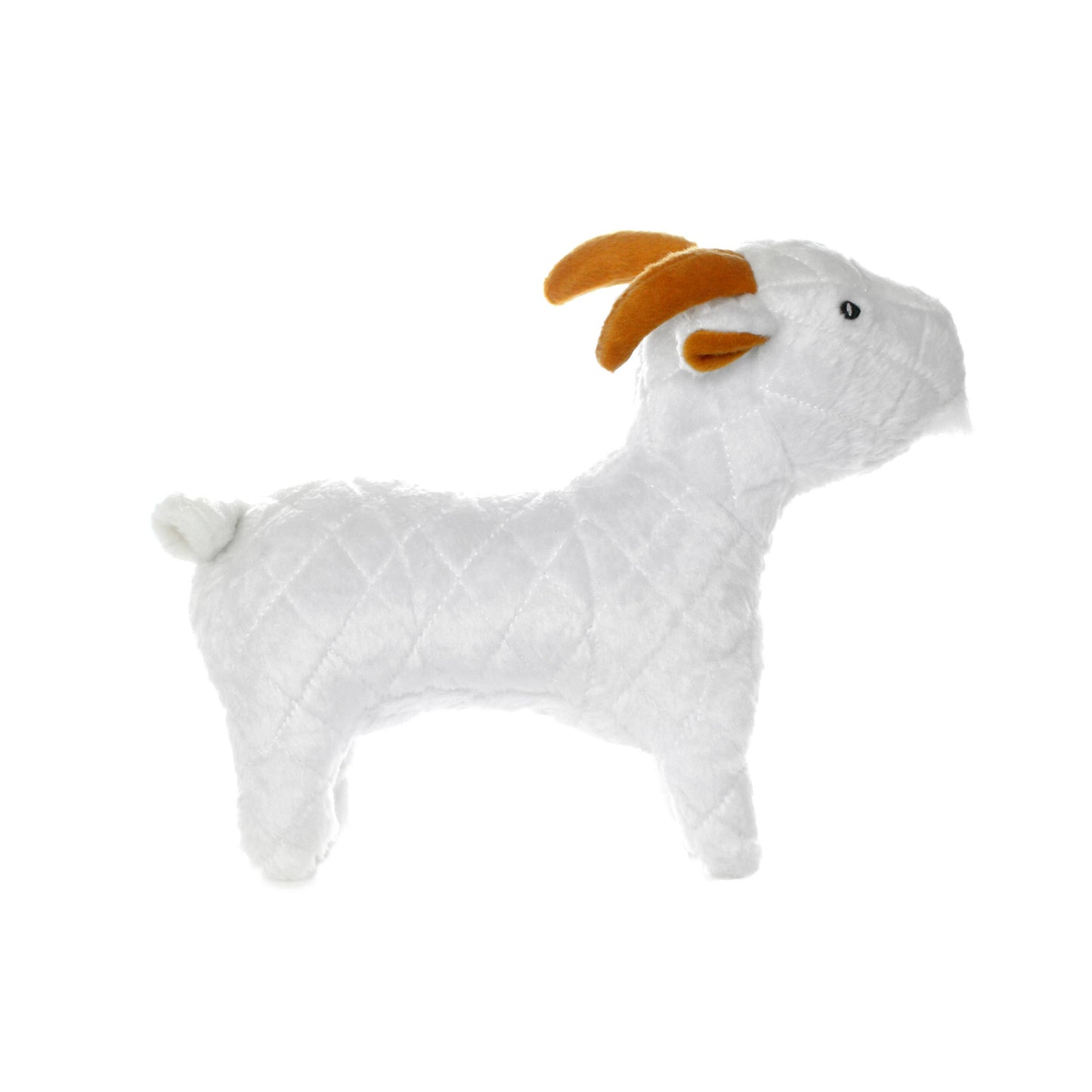 Tuffy Dog Toys - VIP Products - Mighty Farm Goat, Plush, Squeaky Dog Toy - Doot's Pet LLC Collars For A Cause