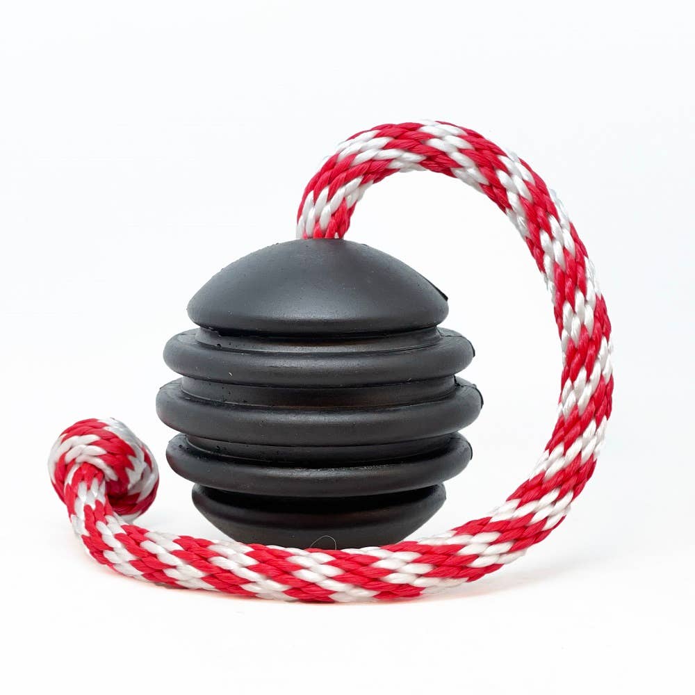 SodaPup - Magnum Black Stars and Stripes Ultra-Durable Rubber Chew To
