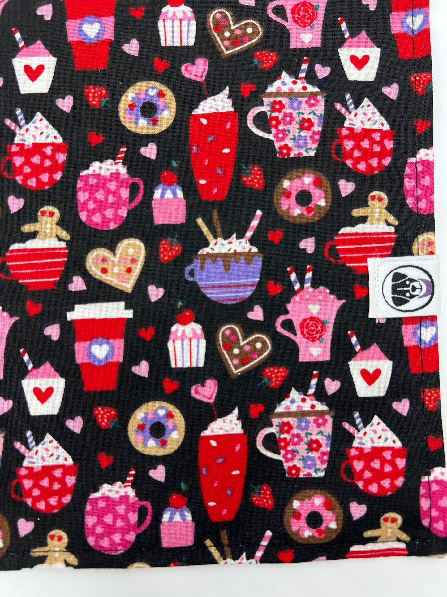Valentine's Day Dog and Cat Bandana With Snaps Coffee Is For Lovers
