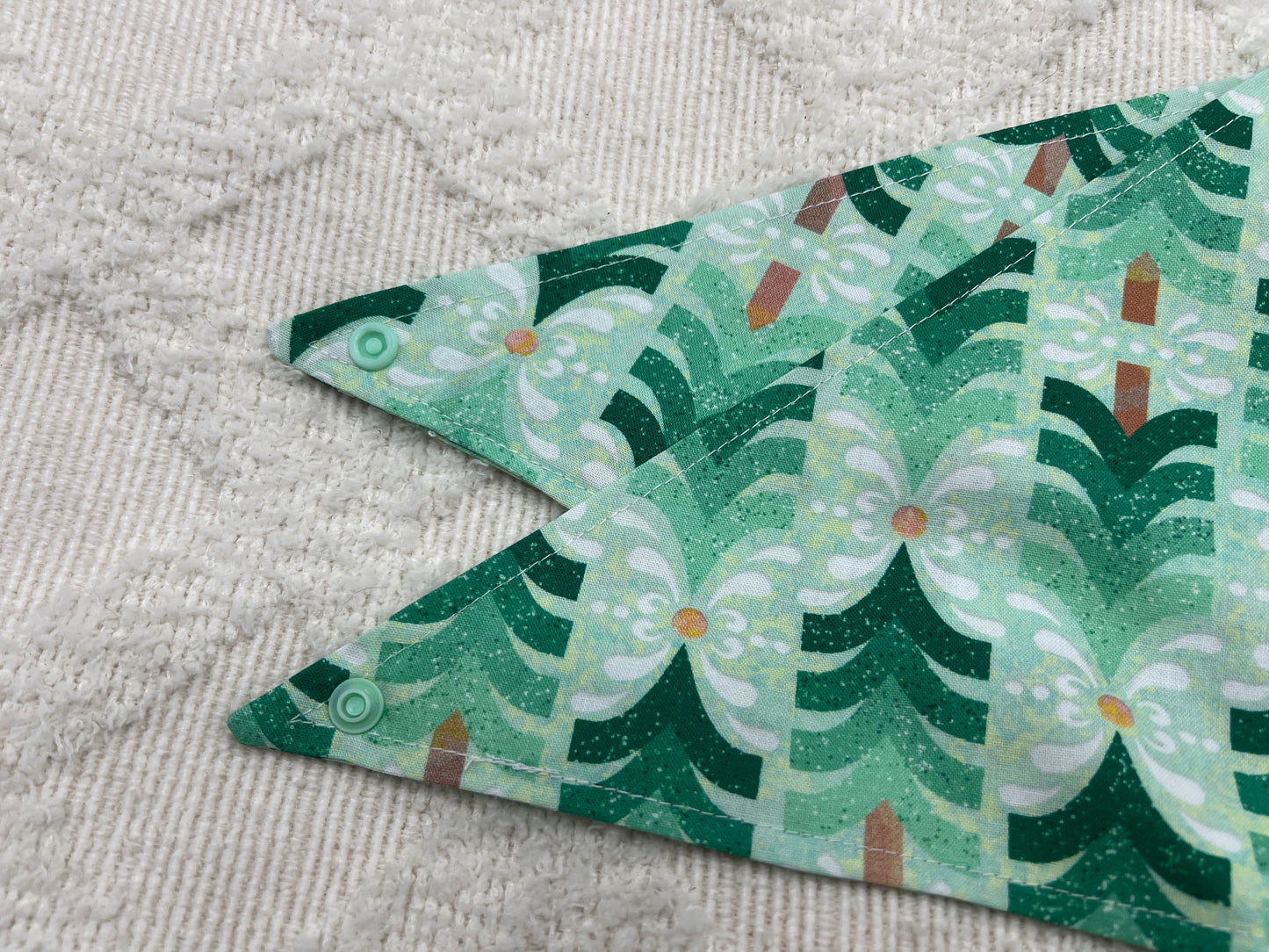 Mint Evergreen Trees Bandana