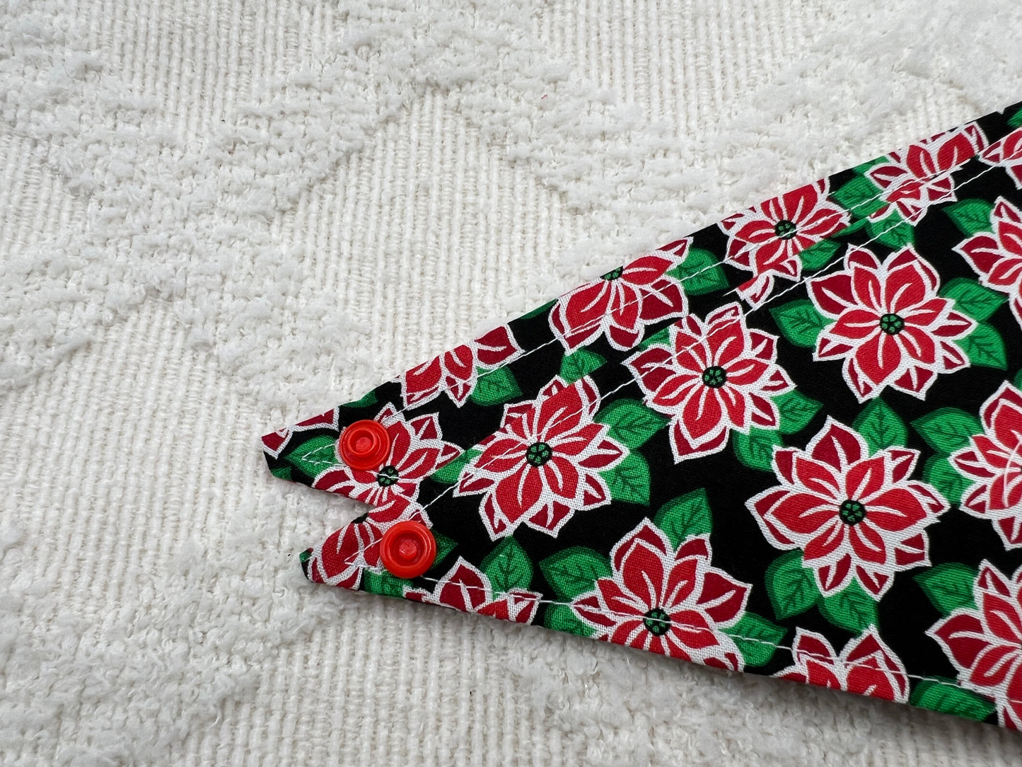 Mini Poinsettias Bandana
