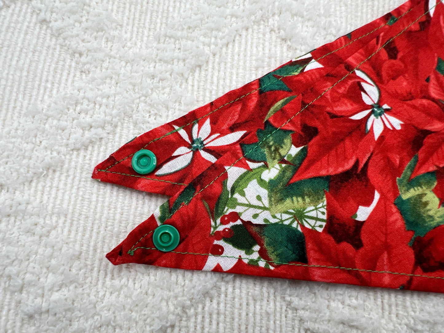 Large Poinsettias Bandana