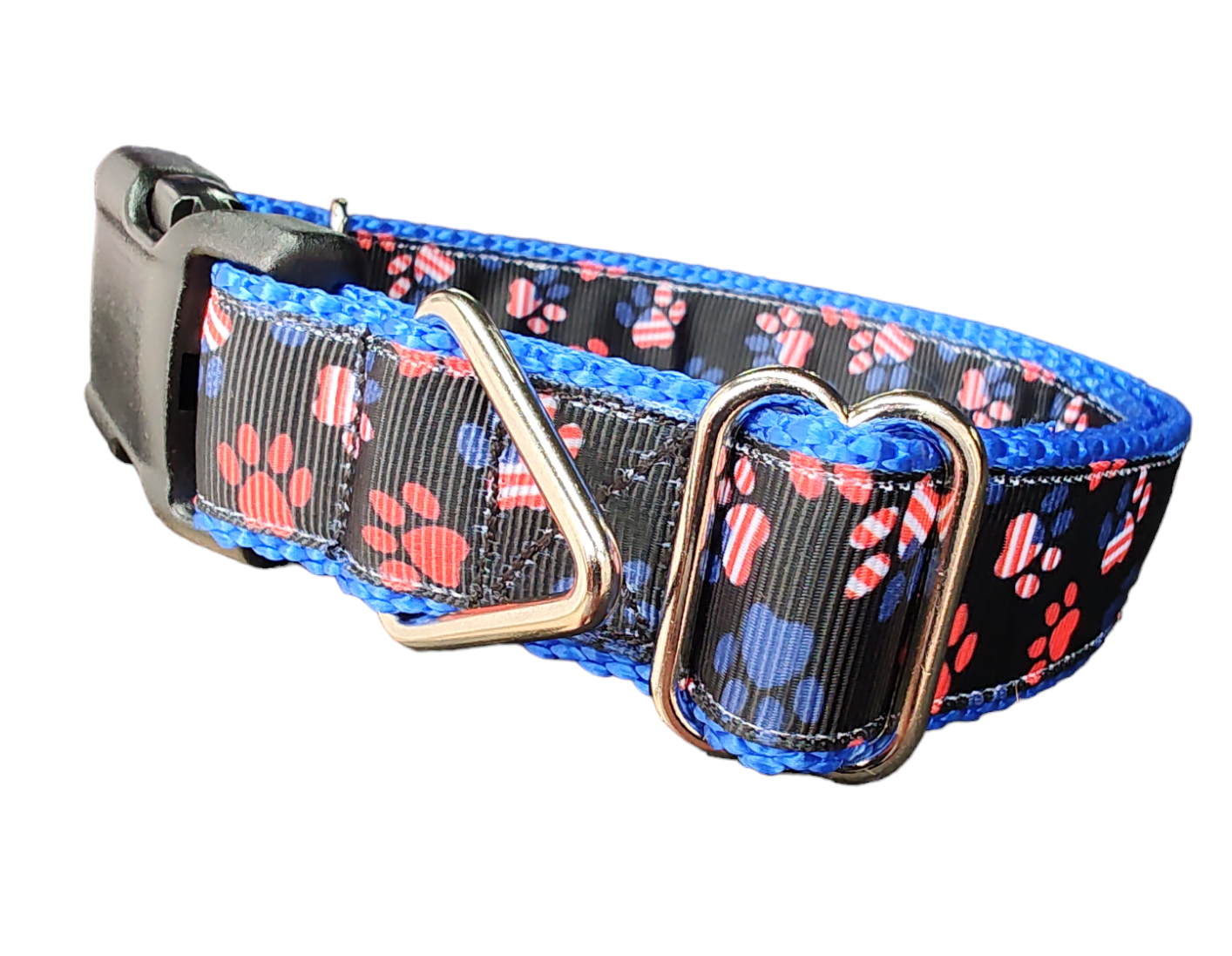 Patriotic Paws Nylon Dog Collar - Doot's Pet LLC Collars For A Cause