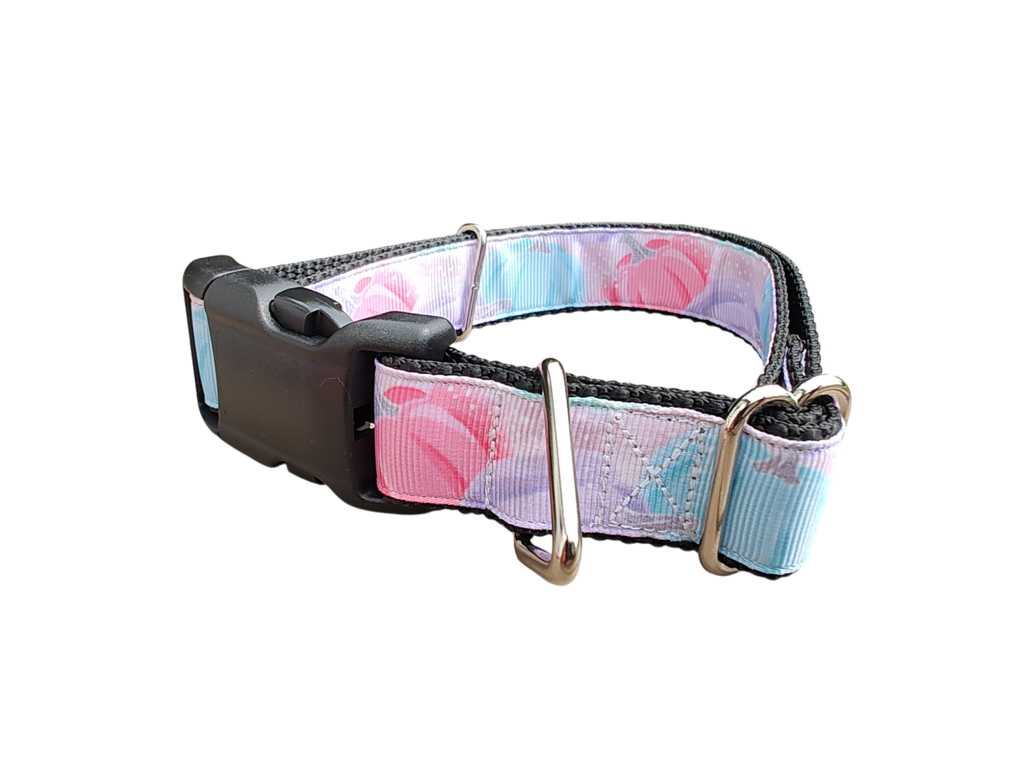 Pastel Pumpkins Nylon Dog Collar