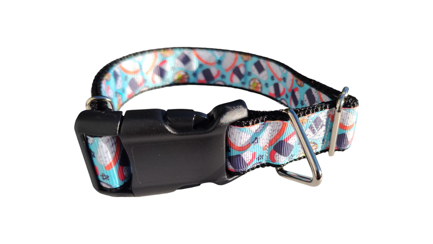 Sushi Roll Nylon Dog Collar