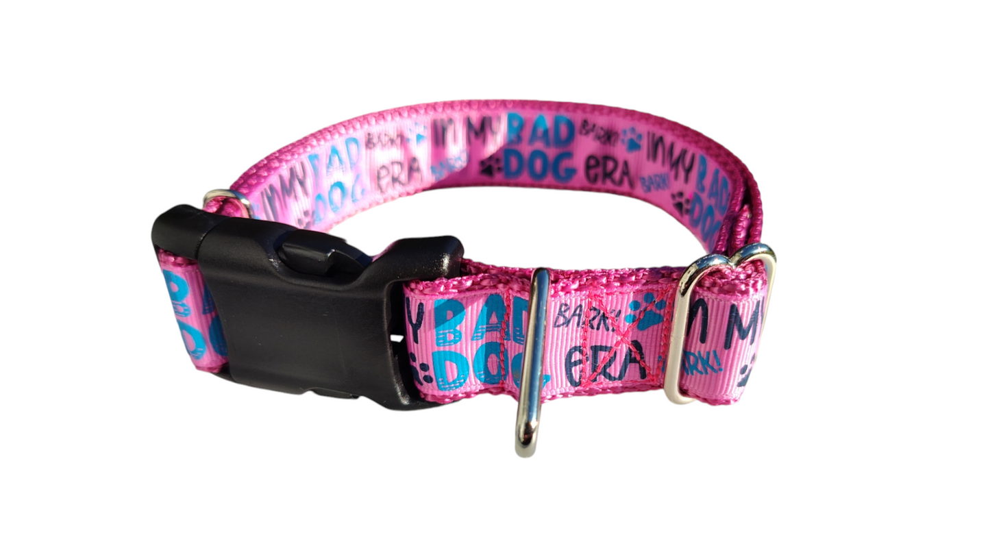 Bad Dog Era Nylon Dog Collar