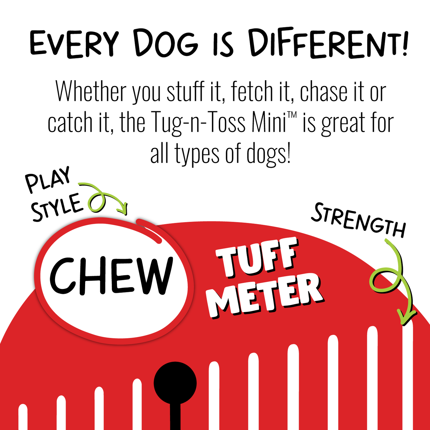 Tug-n-Toss Mini - Doot's Pet LLC Collars For A Cause
