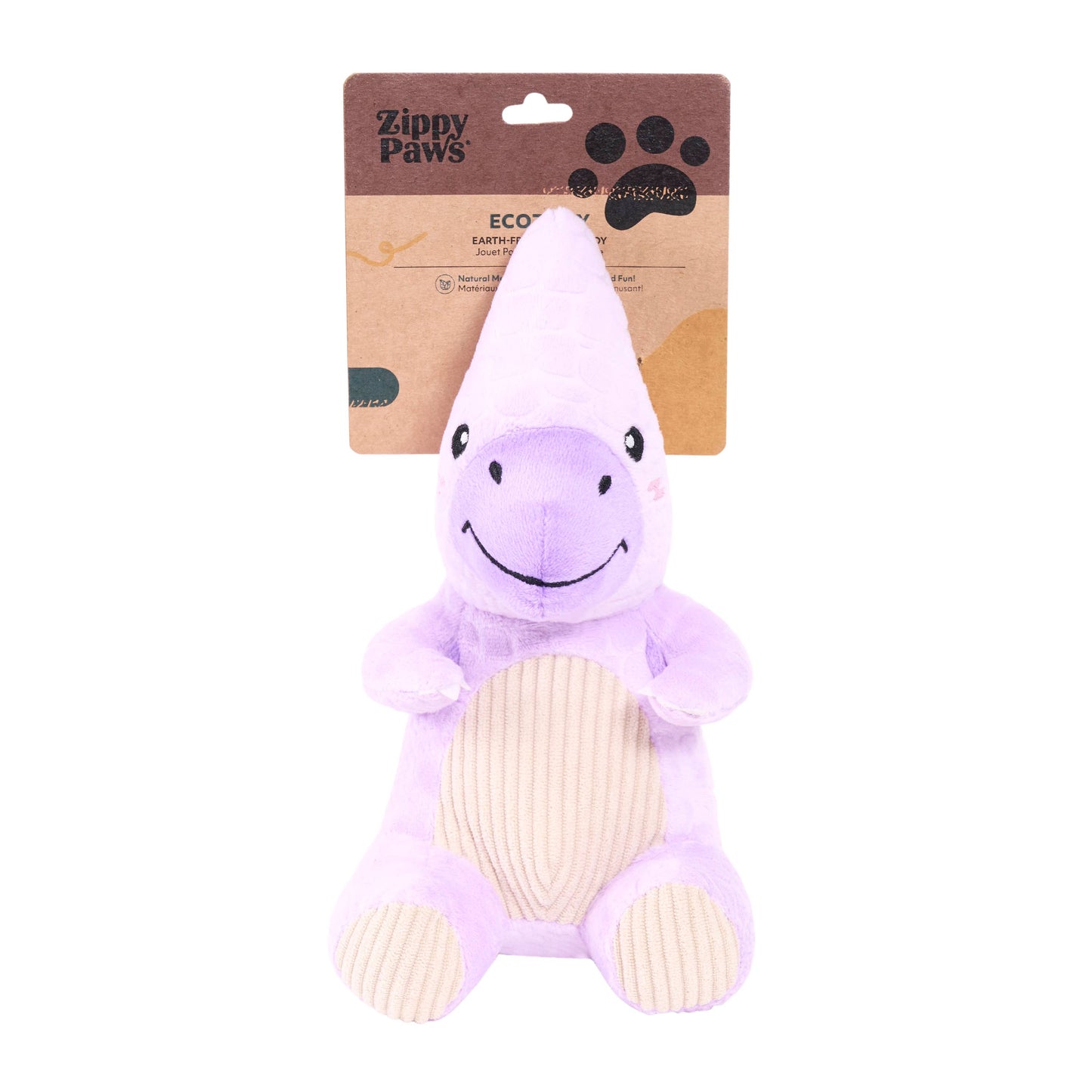 ZippyPaws ecoZippy Dinoz Pterodactyl Plush Dog Toy