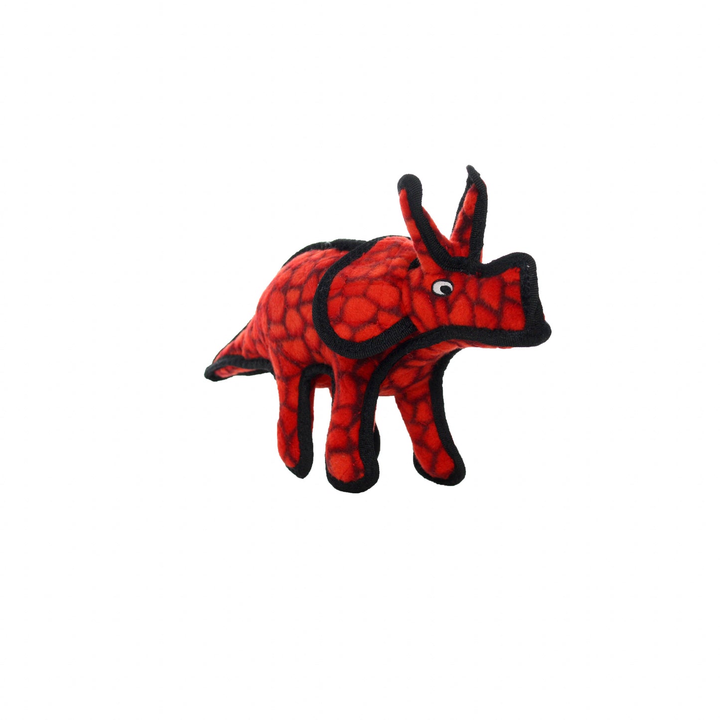 Tuffy Dog Toys - VIP Products - Tuffy Jr Dinosaur Triceratops, Durable, Squeaky Dog Toy - Doot's Pet LLC Collars For A Cause