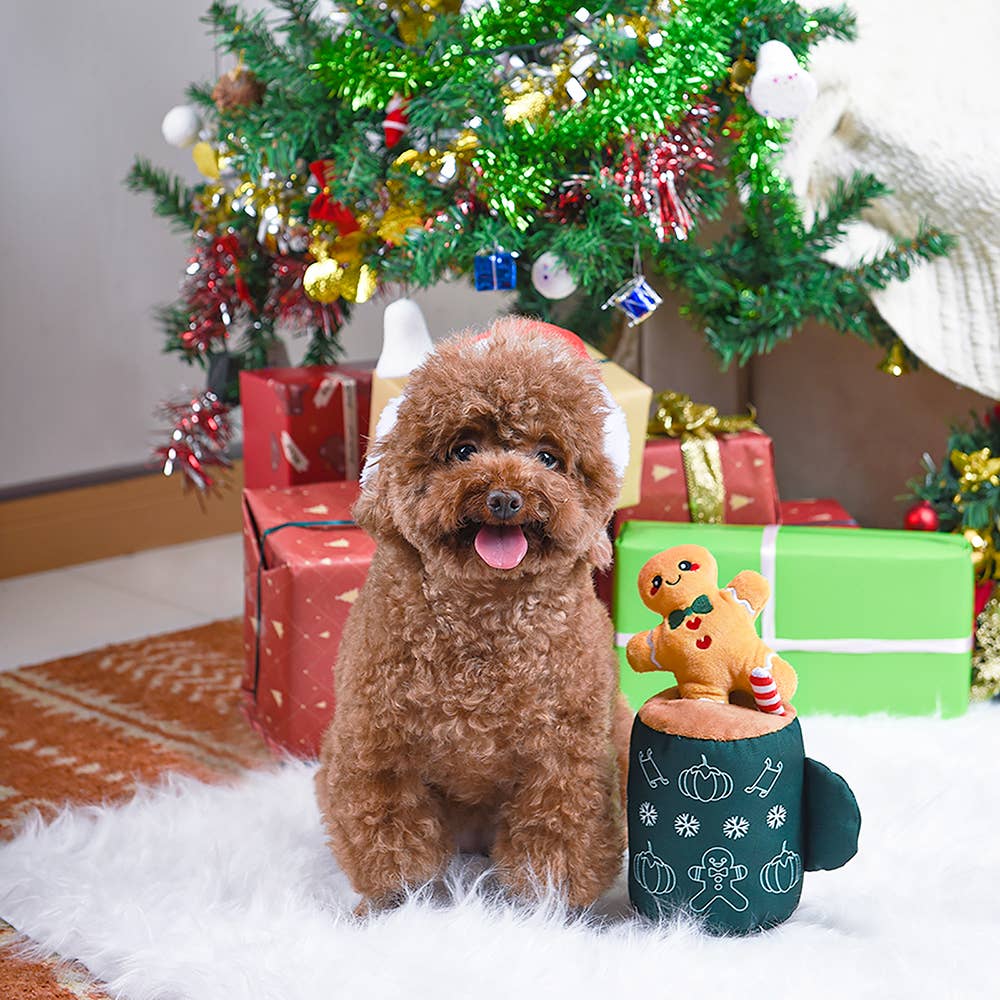 Hugsmart Products Inc - HugSmart Pet - Happy Woofmas | Gingerbread Latte