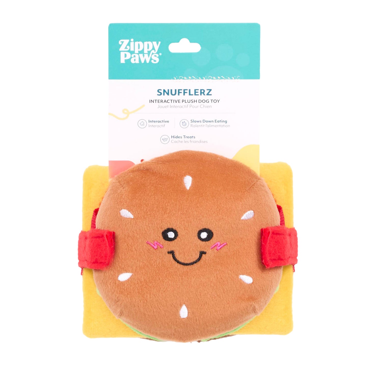 ZippyPaws - Snufflerz Stacks - Cheeseburger