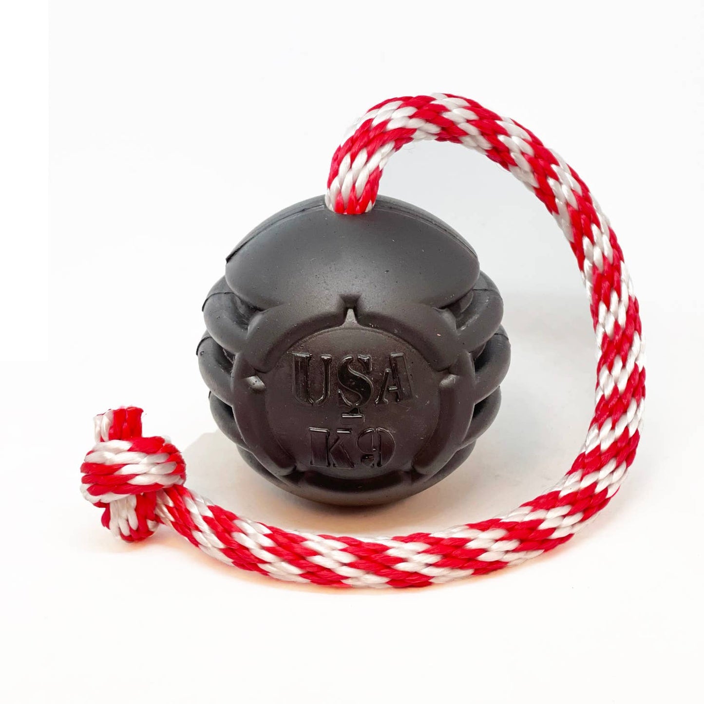 SodaPup - Magnum Black Stars and Stripes Ultra-Durable Rubber Chew To